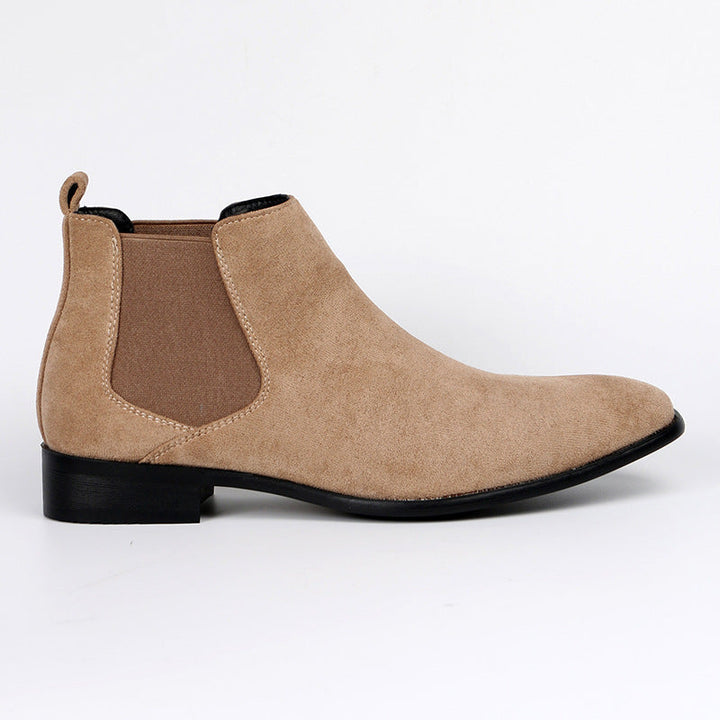 Fall fashion women's Chelsea boots with a stylish block heel & slip-on fit for ultimate comfort and style.