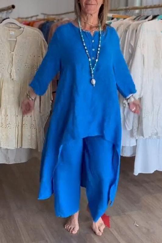 Regular fit women's chic coordinated outfit set, a comfortable and stylish matching ensemble.