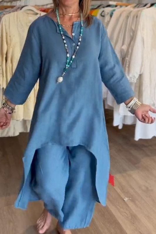 Complete women's chic coordinated outfit set, offering a stylish and versatile matching look.