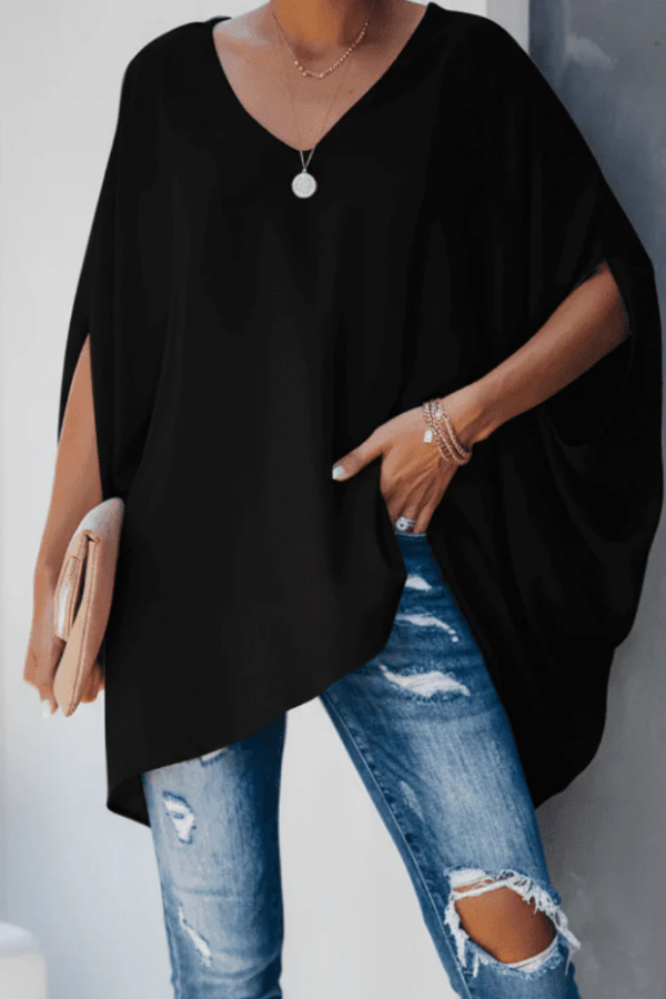 Elegant pleated v-neck spring blouse for women, a lightweight top ideal for casual wear or chic office fashion.