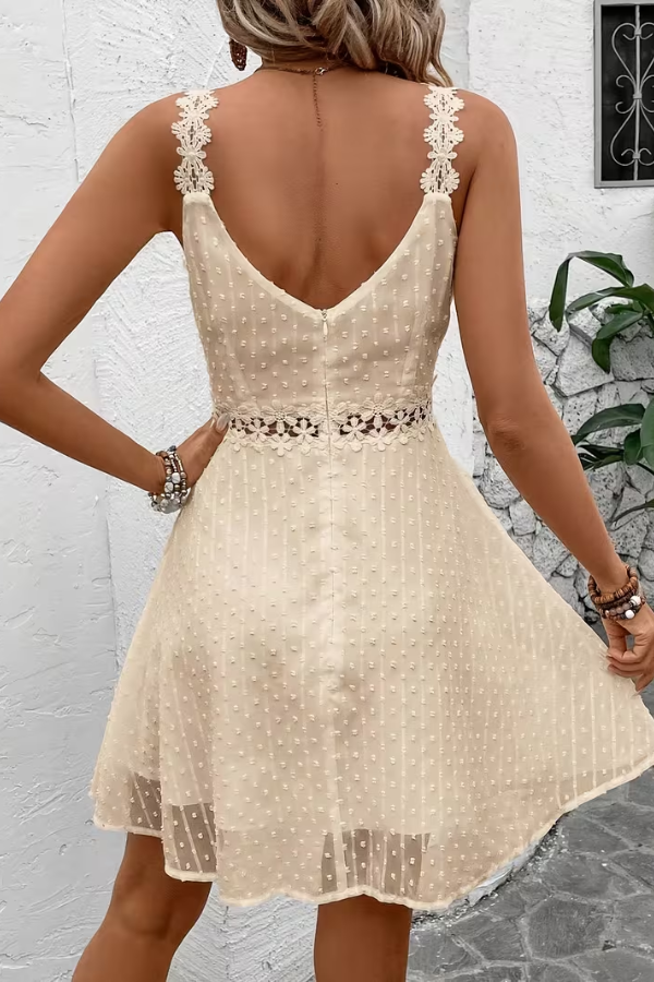 Women's apricot chic strapless midi dress. Features beautiful jacquard texture, perfect for parties.
