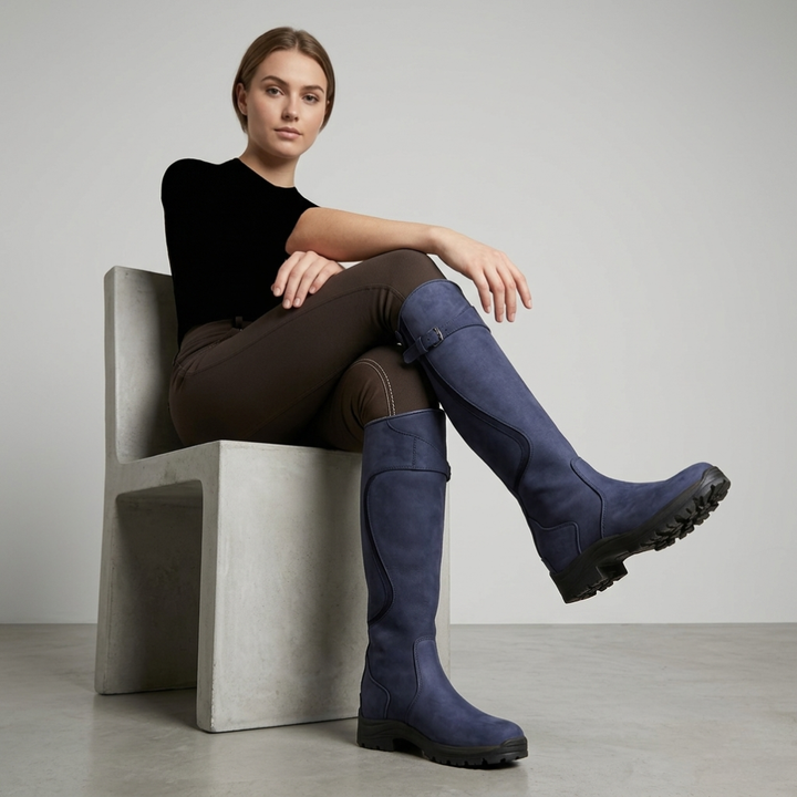 Comfortable women's waterproof ankle boots for everyday wear, featuring a convenient zipper & block heel.