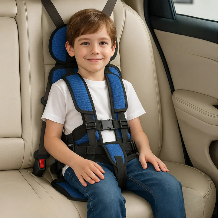 Toddler travel car seat harness, an essential compact restraint for family trips and journeys.