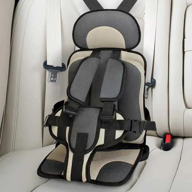 Kids protective car seat with comfort cushion, perfect for long car travel.