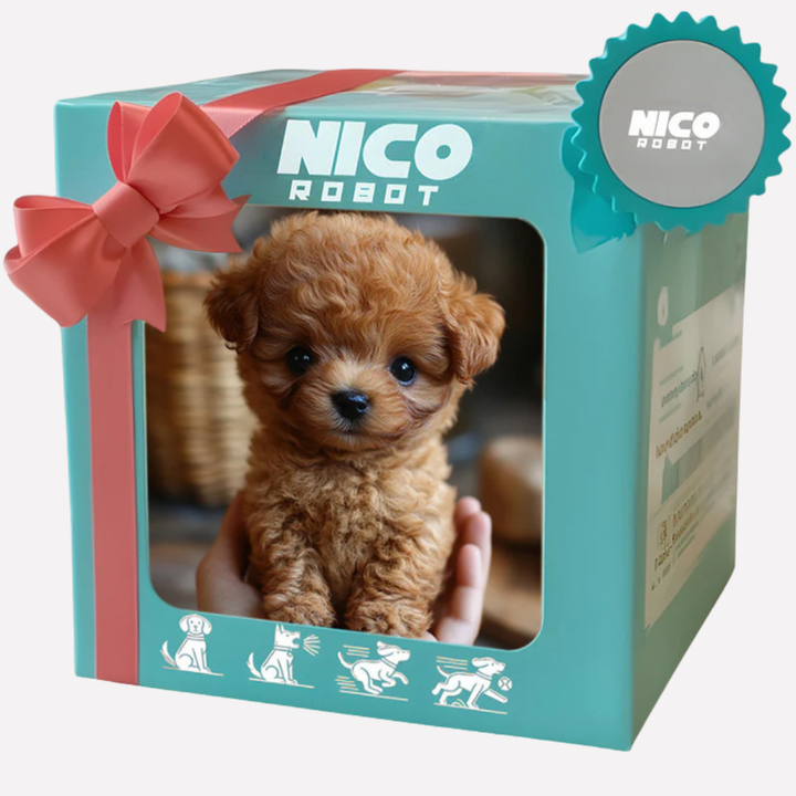 Cute electronic puppy toy for kids, a walking dog robotic pet with sound, makes a great gift for children.