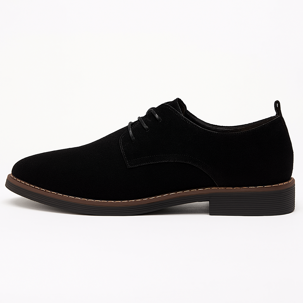 Stylish brown men's Derby shoes, versatile lace-up dress footwear for formal occasions & smart fashion.