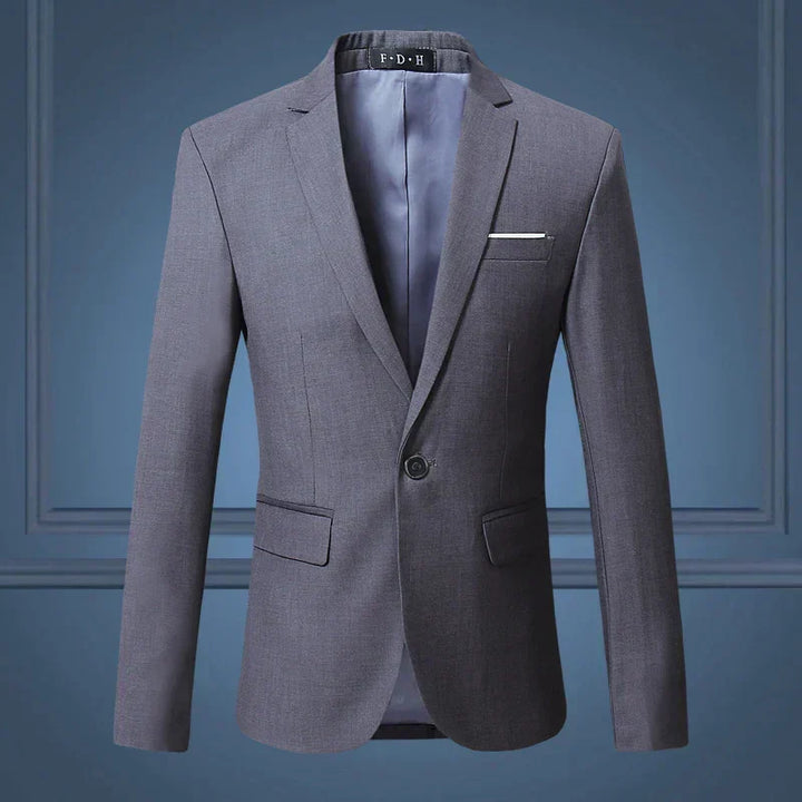 Versatile men's blazer jacket, perfect for smart casual outfits or formal events. A classic addition to any wardrobe.