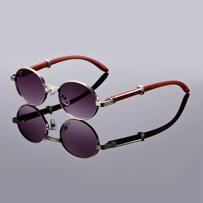 Vintage-inspired round sunglasses, unisex design with essential UV400 protection for all outdoor activities.