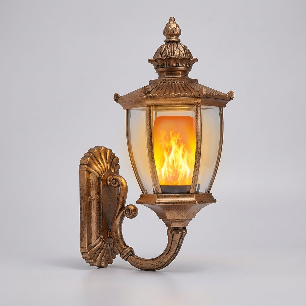 Multi-mode LED bulb emitting a cozy, ambient flame effect, perfect for mood lighting in any room.