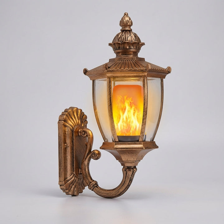 Multi-mode LED bulb emitting a cozy, ambient flame effect, perfect for mood lighting in any room.
