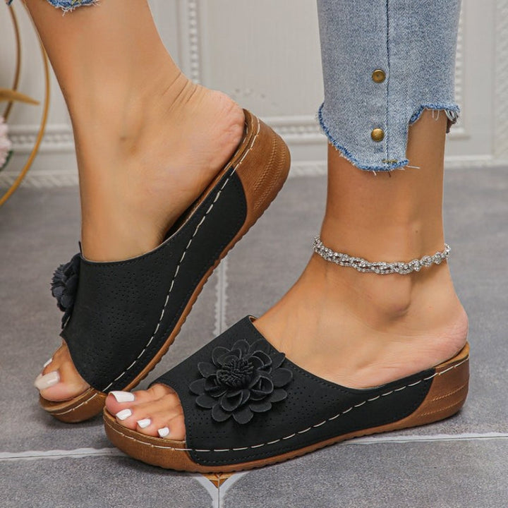 Elegant women's comfort sandals, offering excellent arch support for all-day wear.