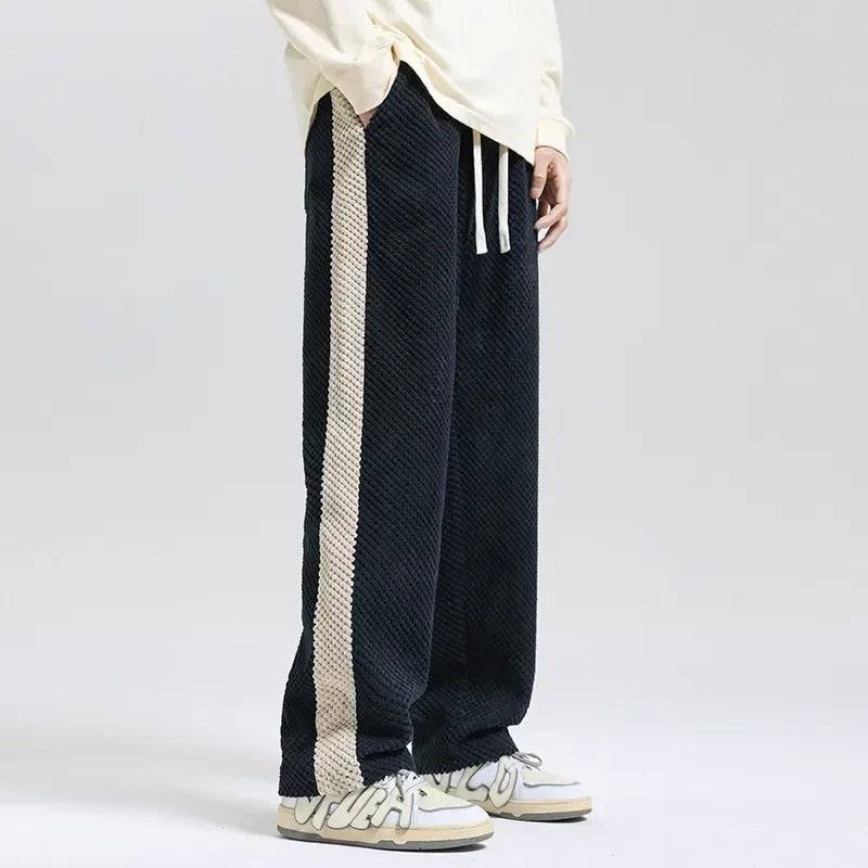 Stylish Cloudwear Men's casual cotton corduroy sweatpants, perfect for everyday wear