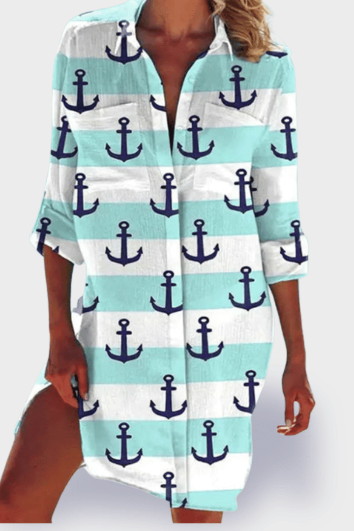 Lightweight comfortable midi dress for women, offering a relaxed fit perfect for summer and spring everyday style.