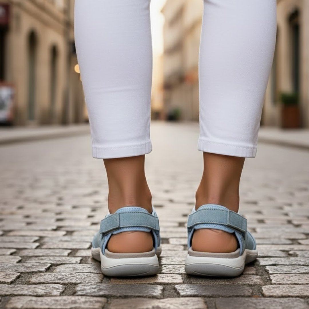Comfy open-toe women's sandals for summer, stylish and versatile for warm weather everyday wear.