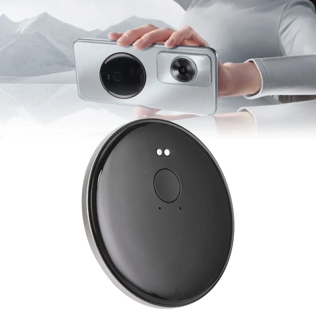 Portable AI translator for travelers, offering instant multi-language voice and text translation on the go.