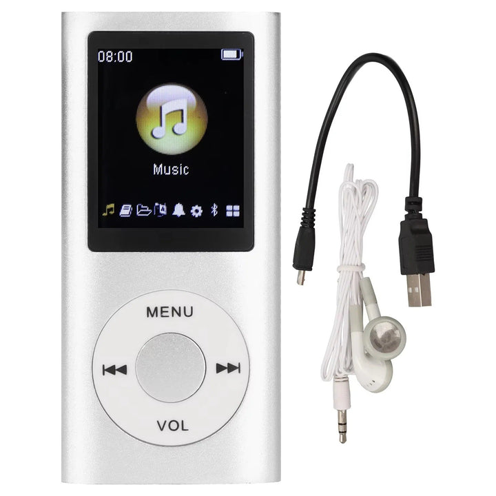 Compact digital MP3 player with 1.8-inch LCD, perfect for portable music & video on the go.