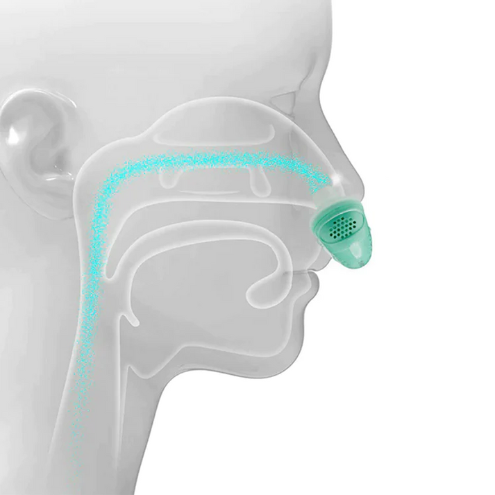 Effective micro CPAP for sleep apnea & snoring. Personal care device for silent, comfortable relief & improved sleep.