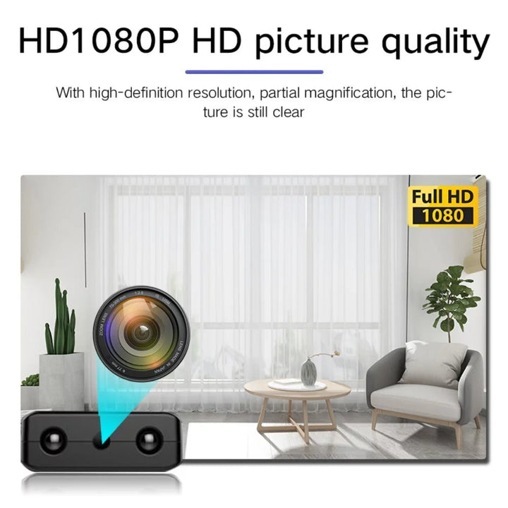 Compact Micro HD WiFi Camera with Audio and Night Vision - Lexians