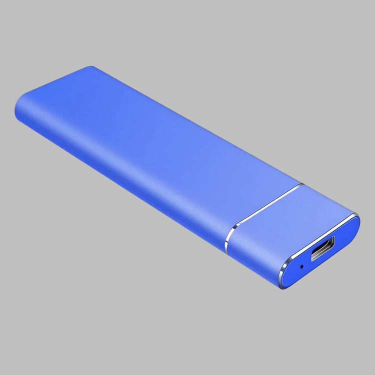 Sleek aluminum portable external SSD for mobile data storage. Fast transfer, durable compact design.