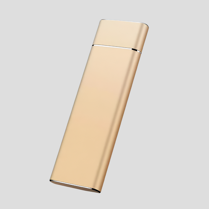 High-speed portable external SSD drive with USB 3.0 for rapid data transfer & secure digital backup.