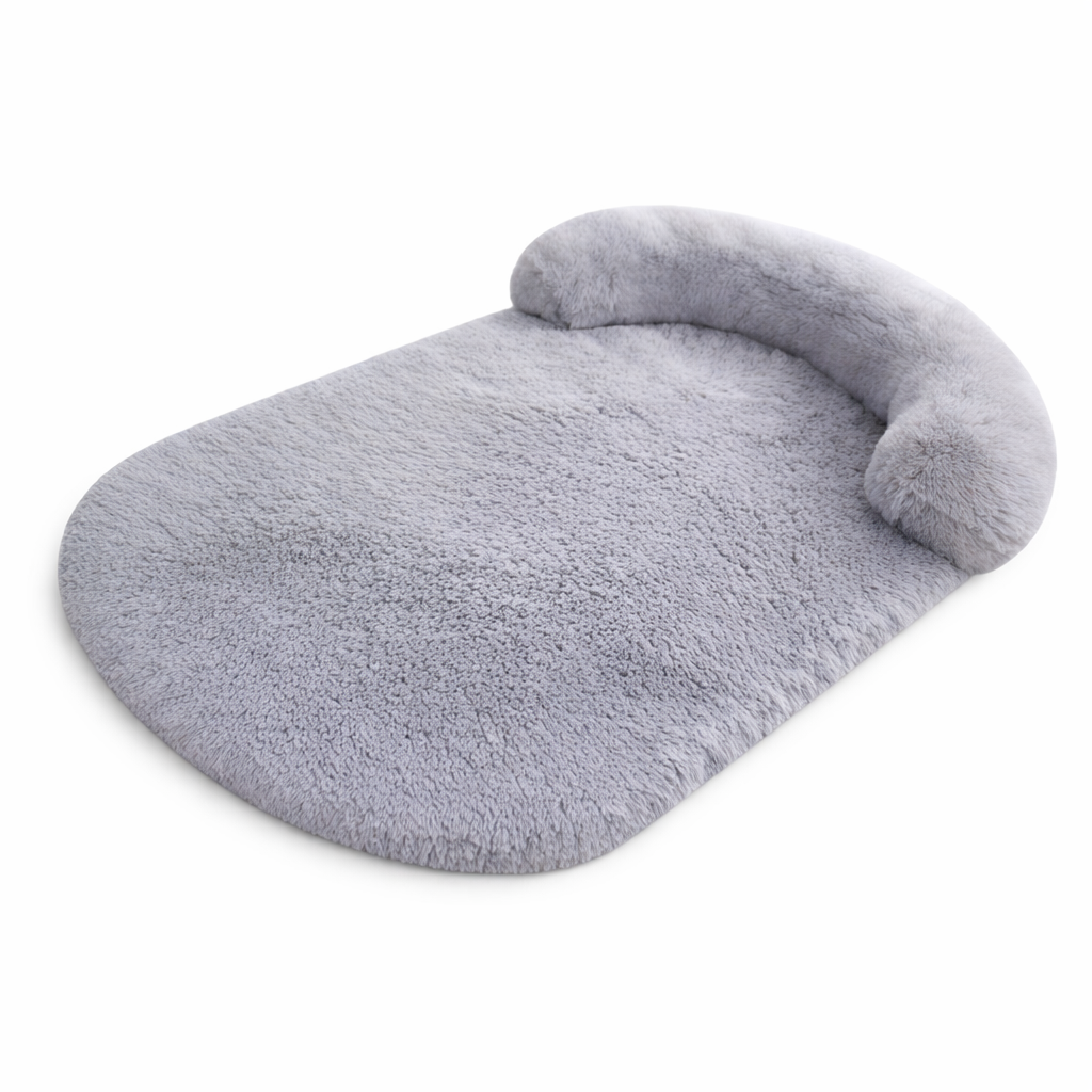 Soft washable pet bed with anti-slip base, ensuring a stable and comfortable rest for your dog.