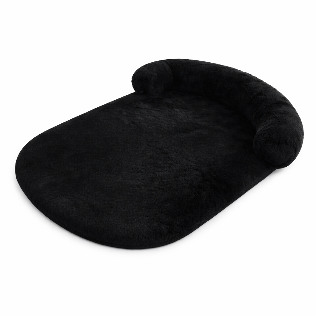 Premium anti-slip dog bed; cozy, washable, and stable, ideal for all pet sizes.