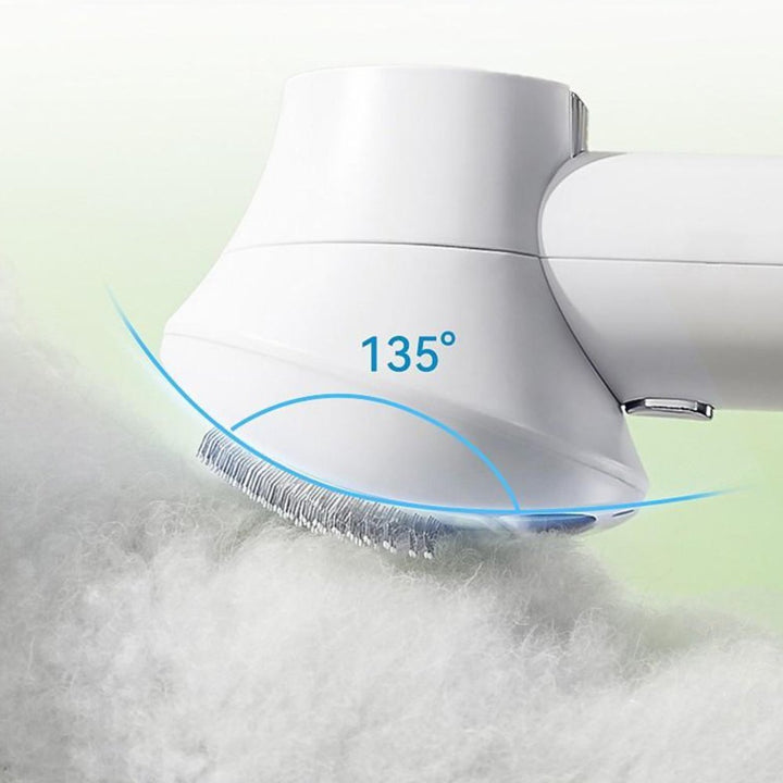 Gentle pet grooming brush and dog hair dryer. Removes loose fur, detangles, and dries your dog quickly.
