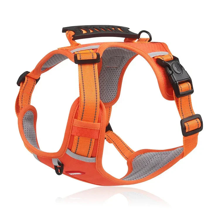 Premium anti-pull dog harness with adjustable fit & reflective safety. Ideal for comfortable pet walking & training.