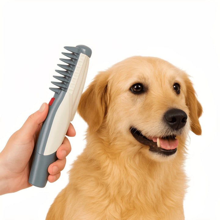 Silent cordless pet trimmer for precision dog & cat grooming. Rechargeable & quiet for home use.