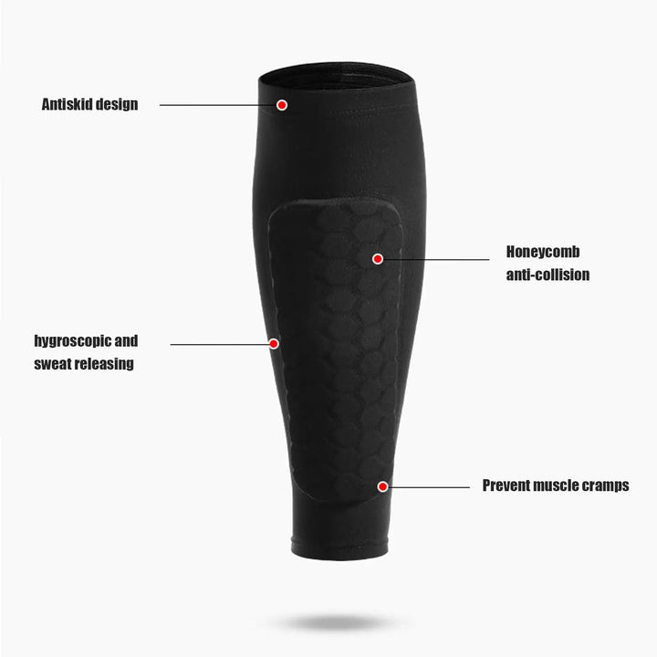 Essential unisex lightweight soccer shin guards for ultimate leg protection during football matches & training.