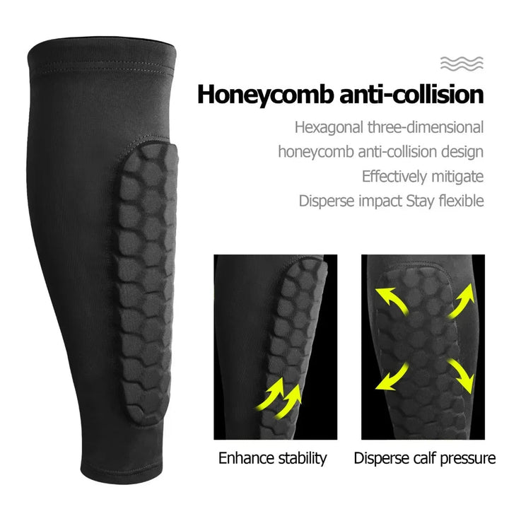 Durable unisex soccer shin guards: lightweight leg protection for football & athletic training, ultimate sports gear.