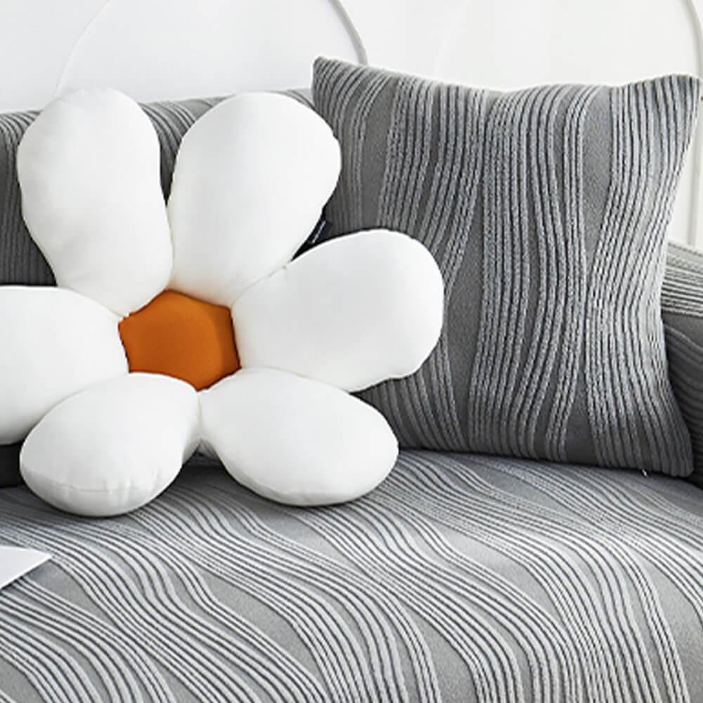 Durable pet-friendly stretch couch cover, washable sofa protector for full coverage & anti-scratch protection.