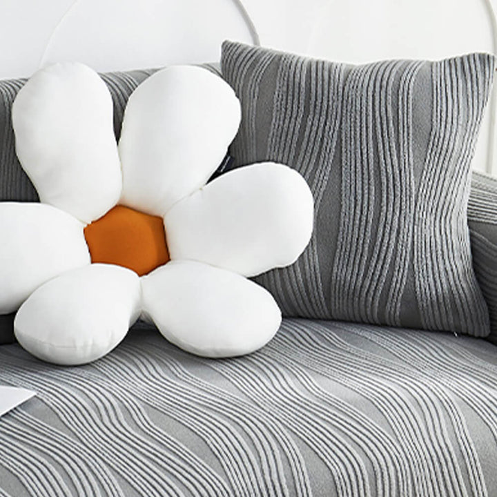 Durable pet-friendly stretch couch cover, washable sofa protector for full coverage & anti-scratch protection.