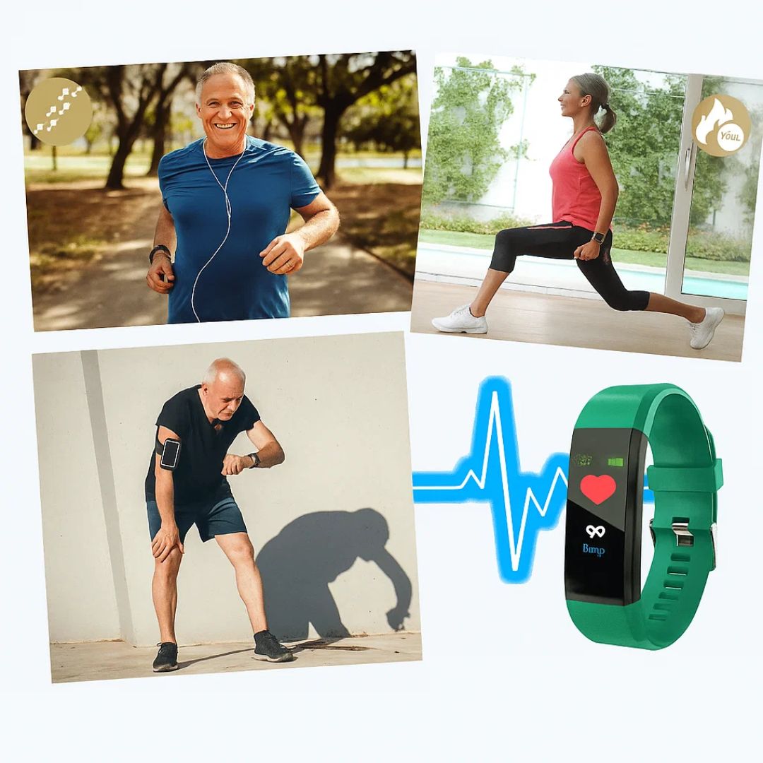Wearable tech for seniors: GPS tracker smartwatch with emergency fall detection and health monitoring.