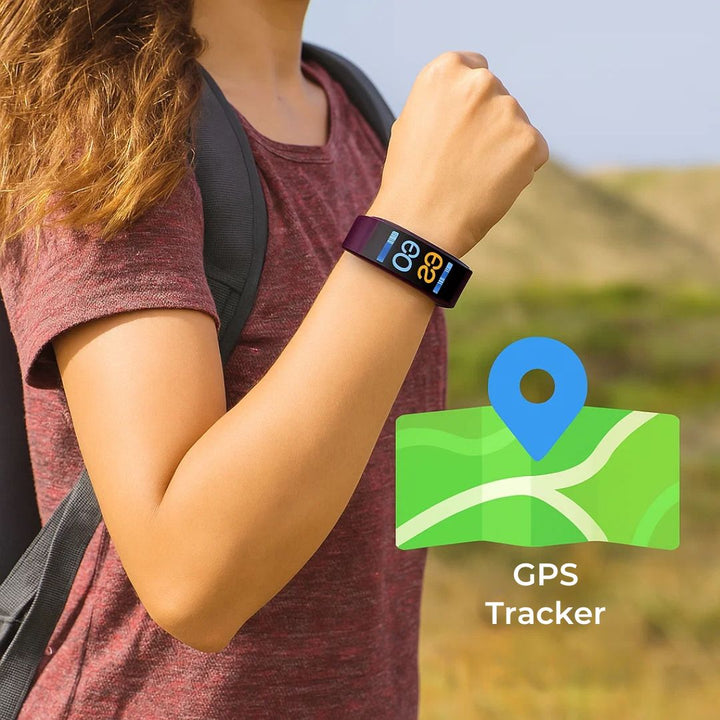 Personal safety smartwatch for the elderly, offering fall detection, GPS tracking, and an SOS button.
