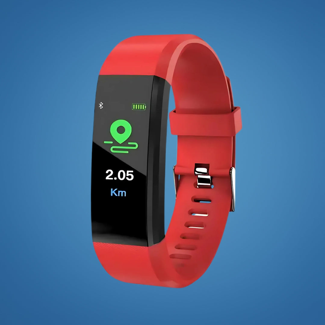 Comprehensive senior care device: smartwatch with fall detection, GPS tracker, and proactive health monitoring.