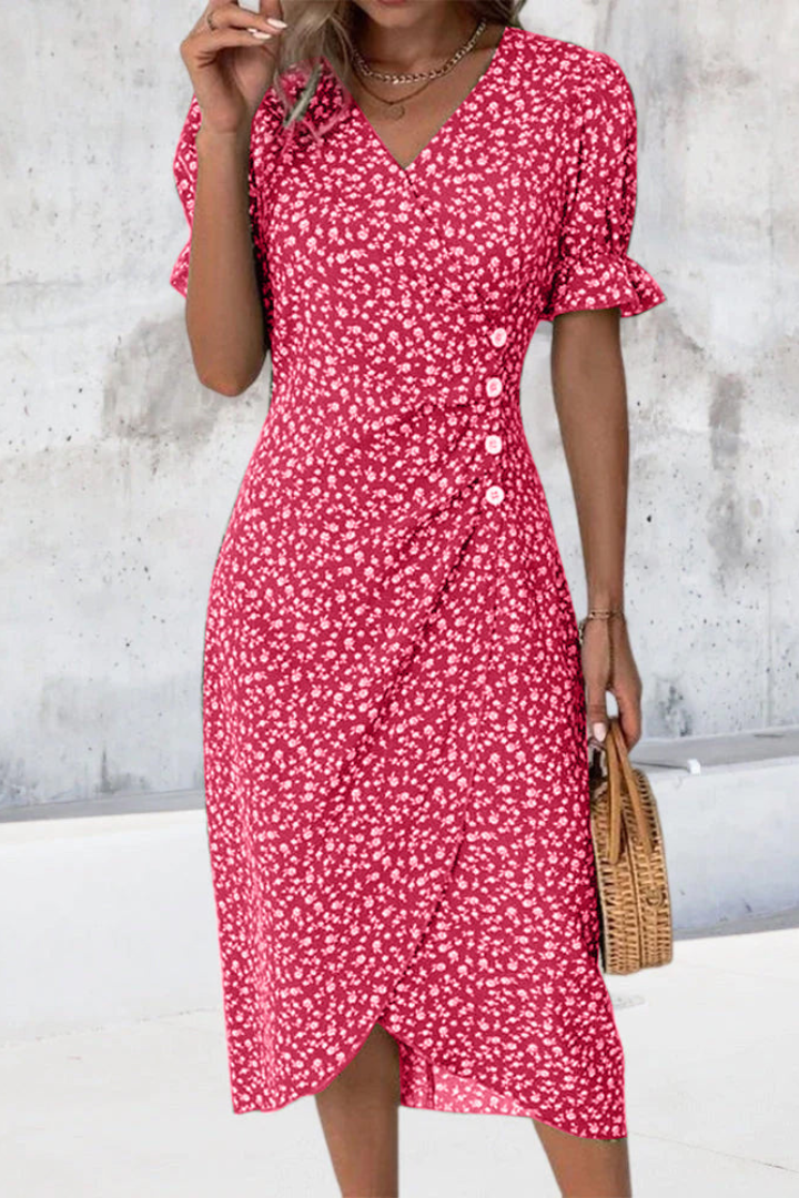 Effortless style women's midi dress, comfortable flowing design perfect for summer and casual events.