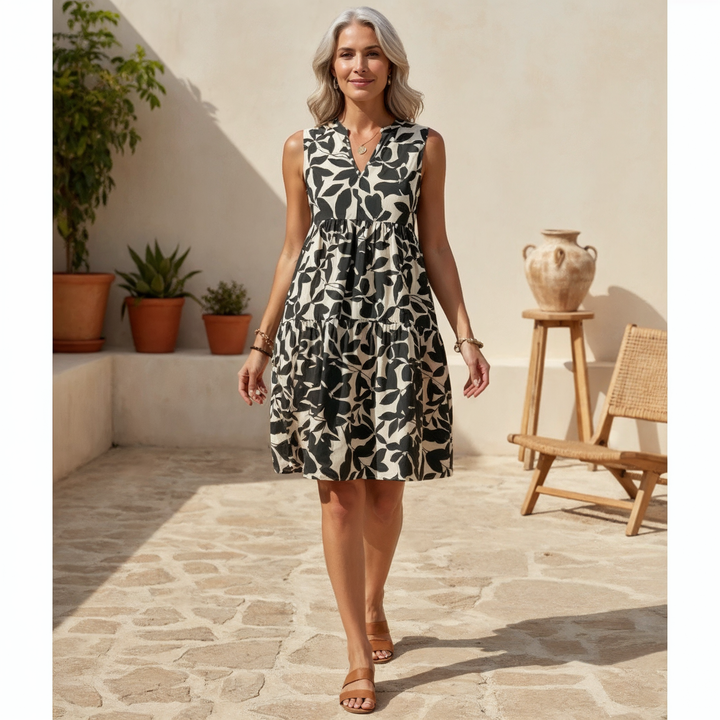 Elegant green women's midi dress, perfect for comfort & timeless style. Versatile fashion for any occasion.