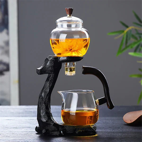 Innovative automatic magnetic tea set; a stunning addition to any home decor or tea enthusiast's collection.