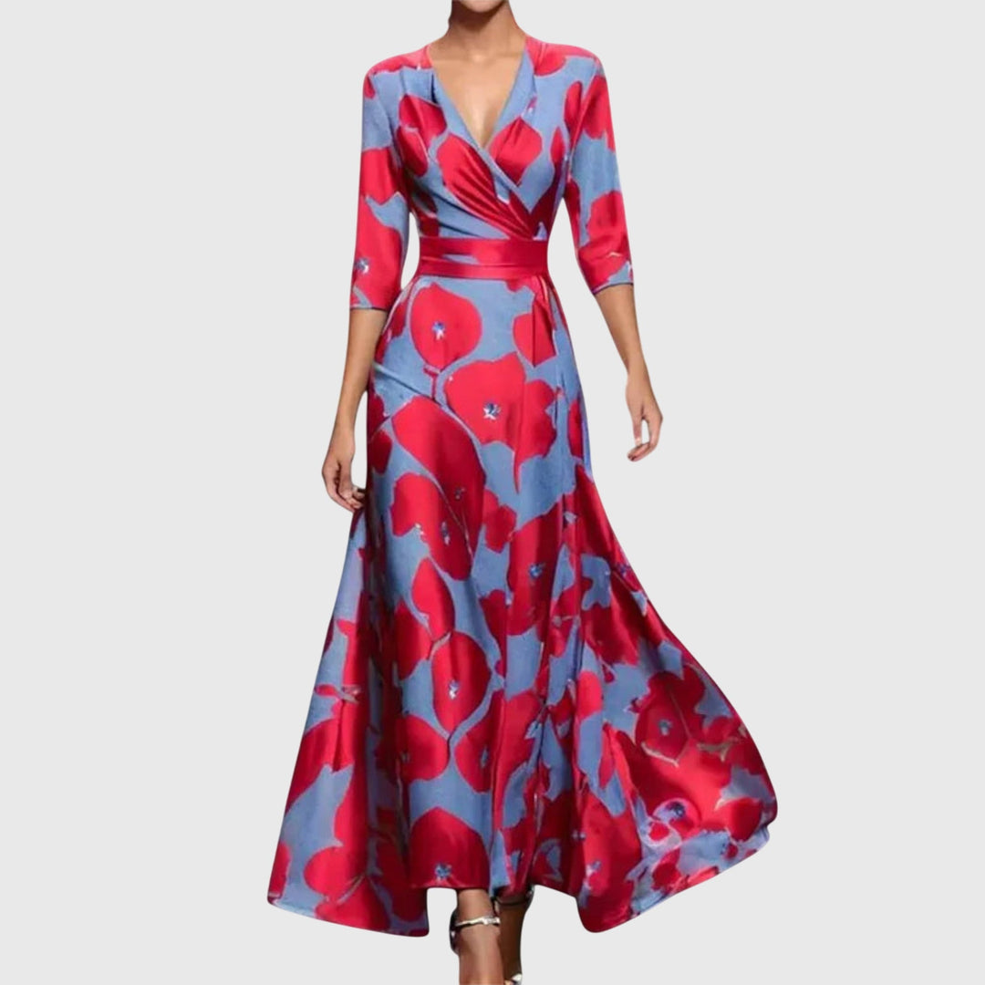 Elegant tailored women's dress. Perfect for formal events or chic office wear. Flattering solid color design.