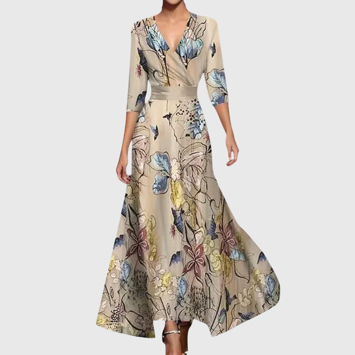 Flattering elegant tailored dress for women. Perfect as a formal party dress or sophisticated evening wear.