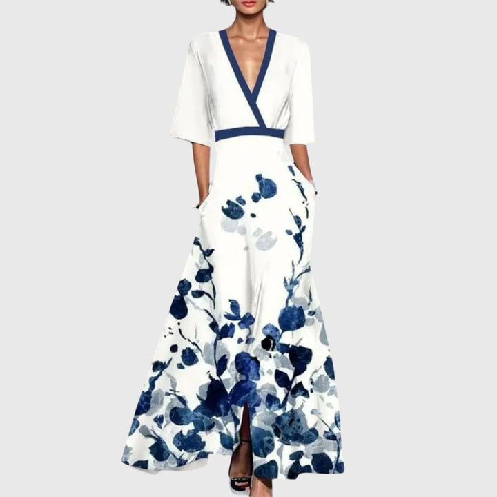 Stylish women's tailored dress, perfect for office wear or a classy formal event. Elegant and flattering fit.