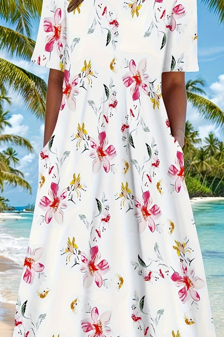 Stylish women's elegant belted midi dress, offering comfortable and versatile fashion for fall and winter seasons.