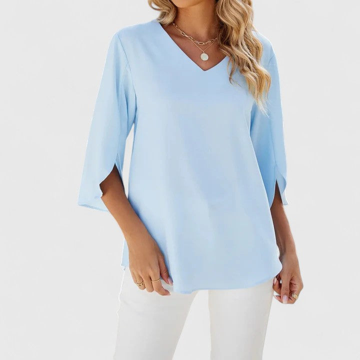 Sophisticated women's elegant blouse, perfect for professional office wear or chic everyday style.