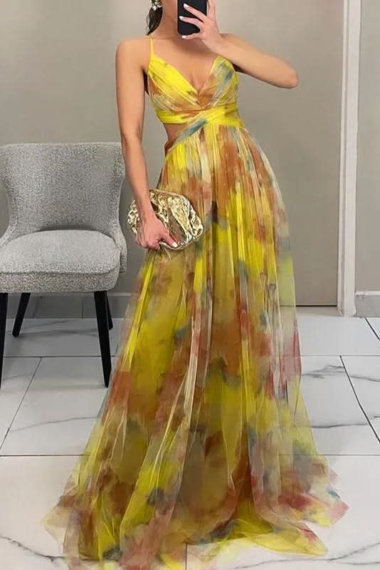 Casual summer sleeveless maxi dress for women. Relaxed fit provides ultimate comfort & chic effortless style.