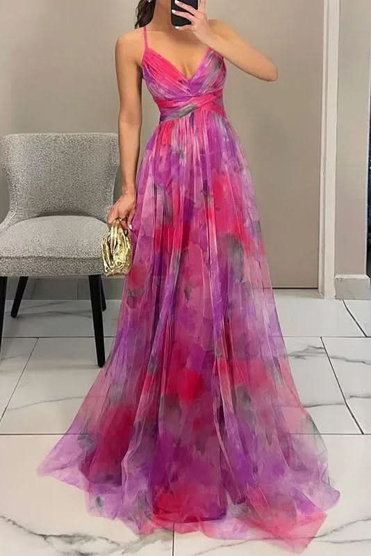 Sophisticated women's sleeveless maxi dress. Its flowing design transitions from day to elegant evening wear easily.