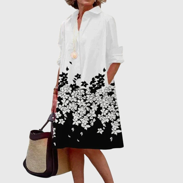 Beautiful women's dress: elegant, flowy, and comfortable with practical pockets for any occasion.
