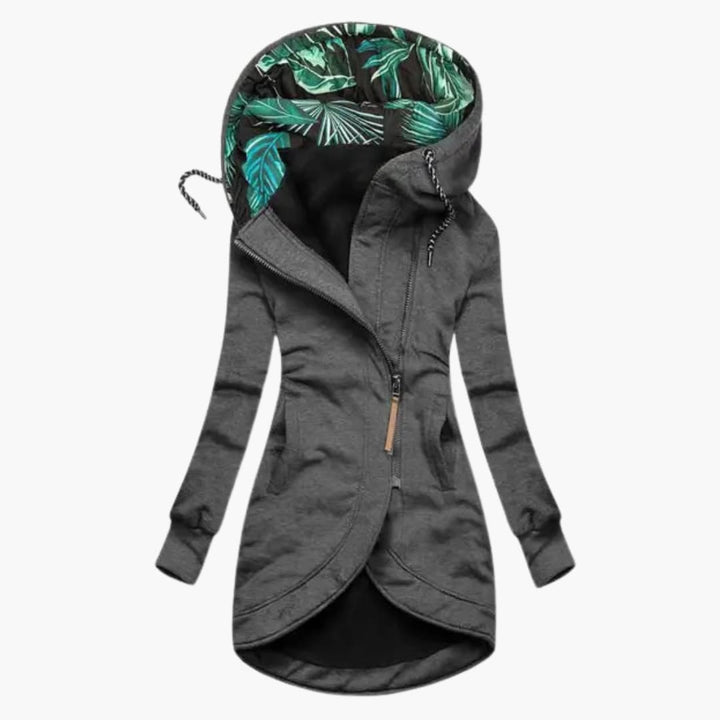 Stylish women's warm winter coat, insulated & cozy. Ideal everyday outerwear for cold weather fashion.