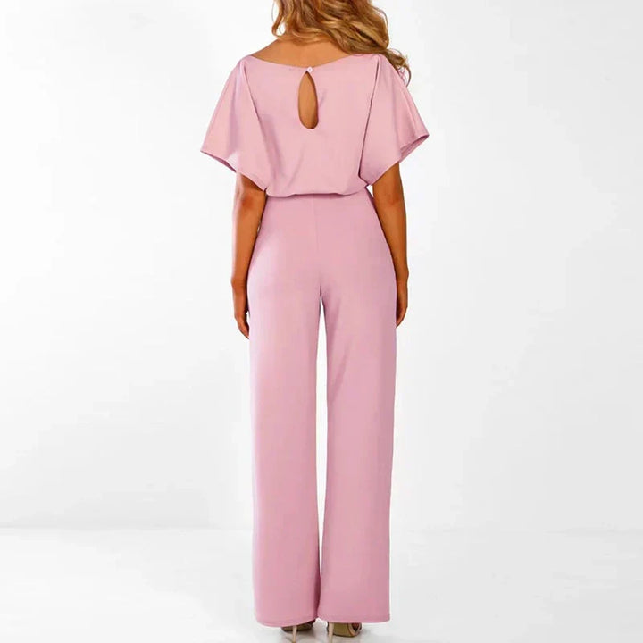 New women's one-piece jumpsuit featuring a flattering fit and modern design, ideal for summer style.