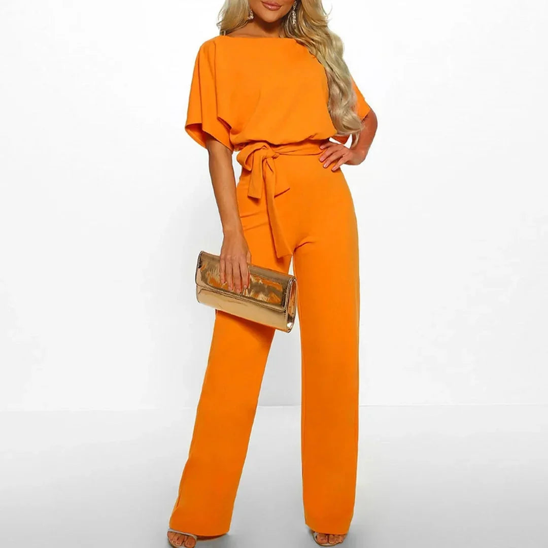 Stylish women's one-piece jumpsuit, designed for a flattering fit, suitable for both formal & casual wear.